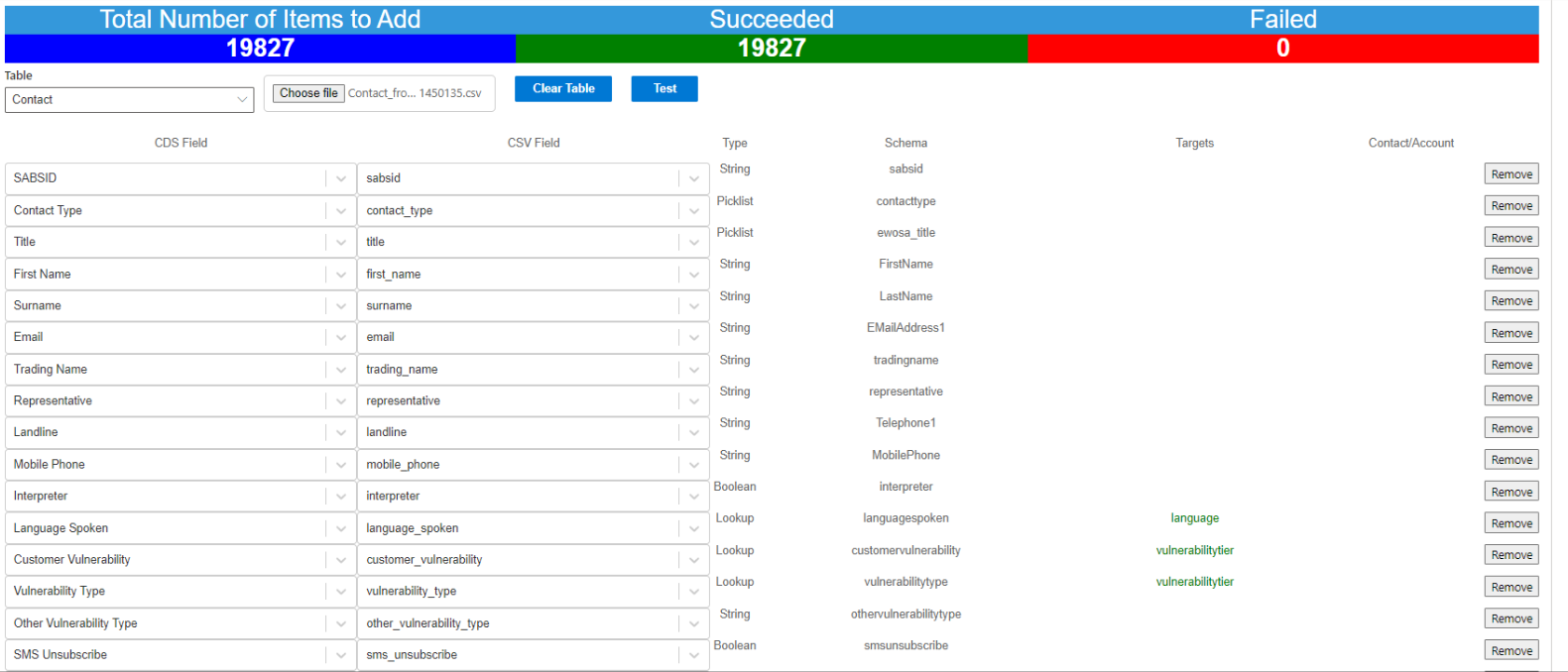 Dynamics 365 Data migration Tool