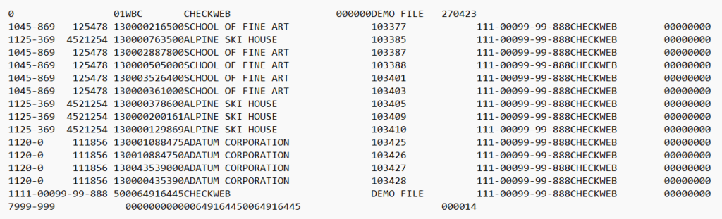 Business Central Direct Debit for Australia