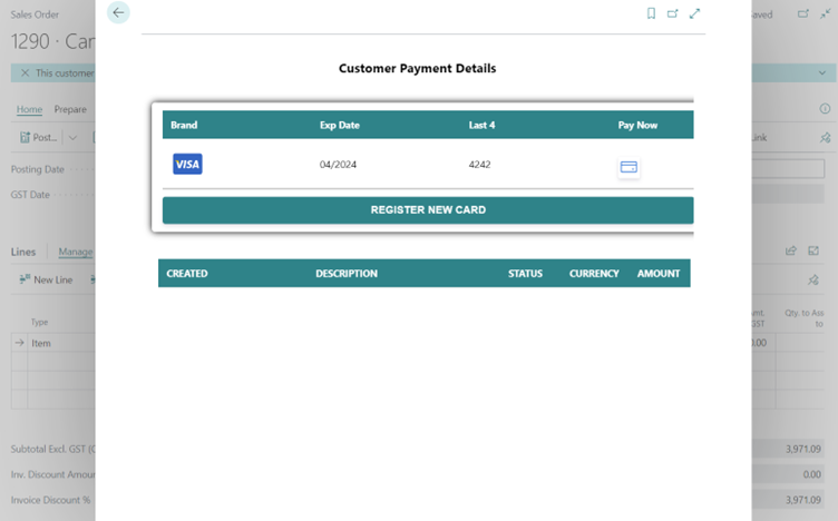 Stripe Integration with Business Central