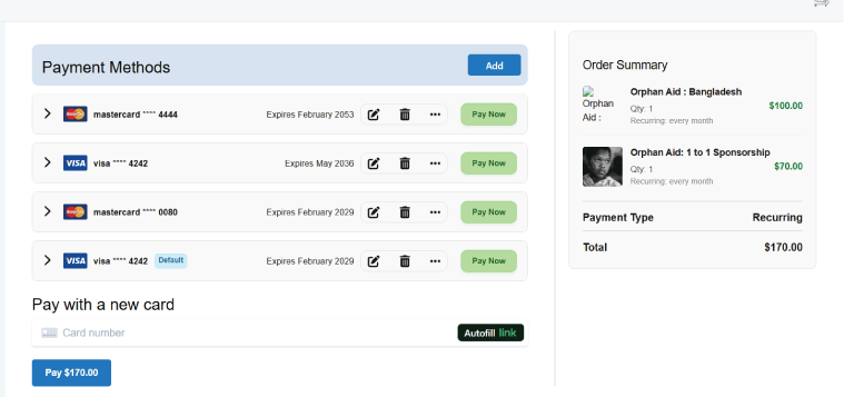 Secure payment processing Power Pages