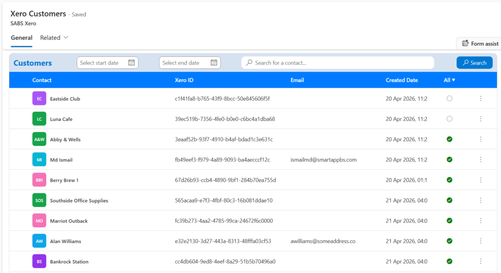 Xero Integration for Dynamics 365